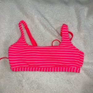 Hot pink swim top